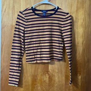 Forever 21 Stripped Long Sleeve